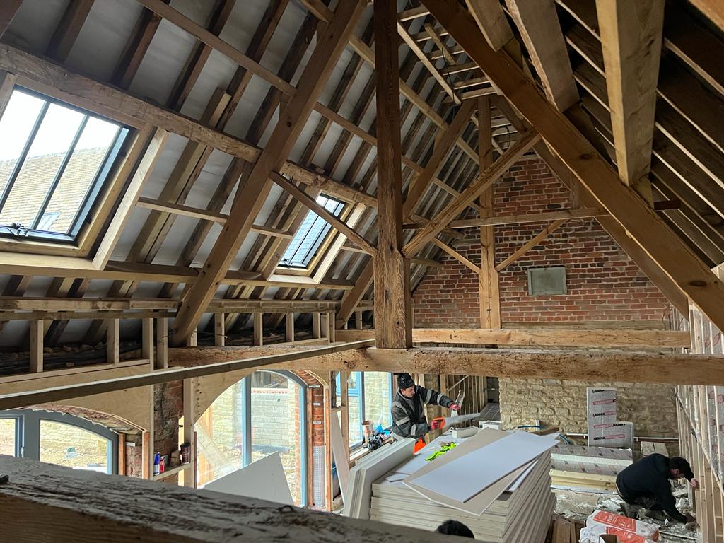 Renovation of Barn Roof Preparation in London