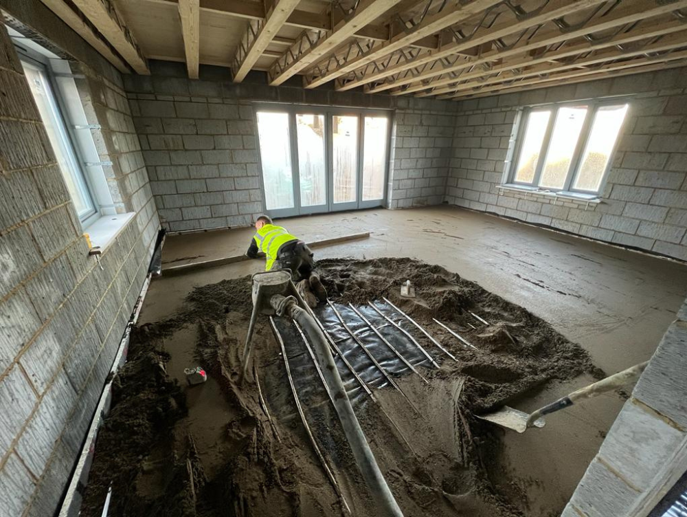 Sand and Cement Screeding to Floors