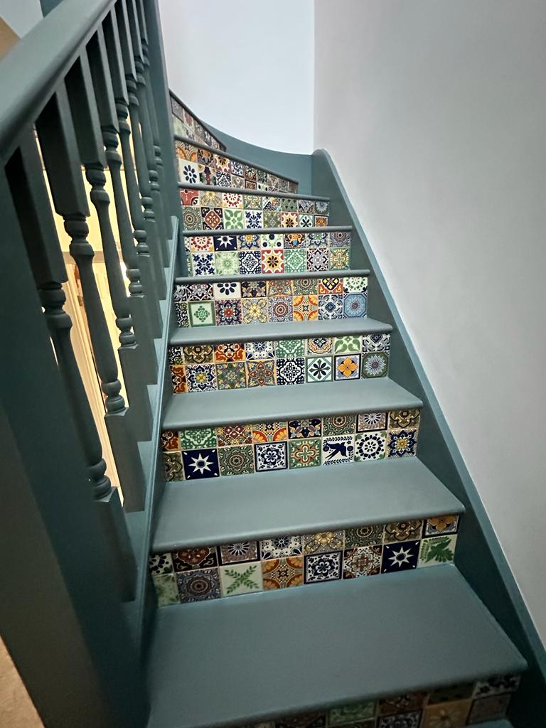 Beautiful Stairs Tiling